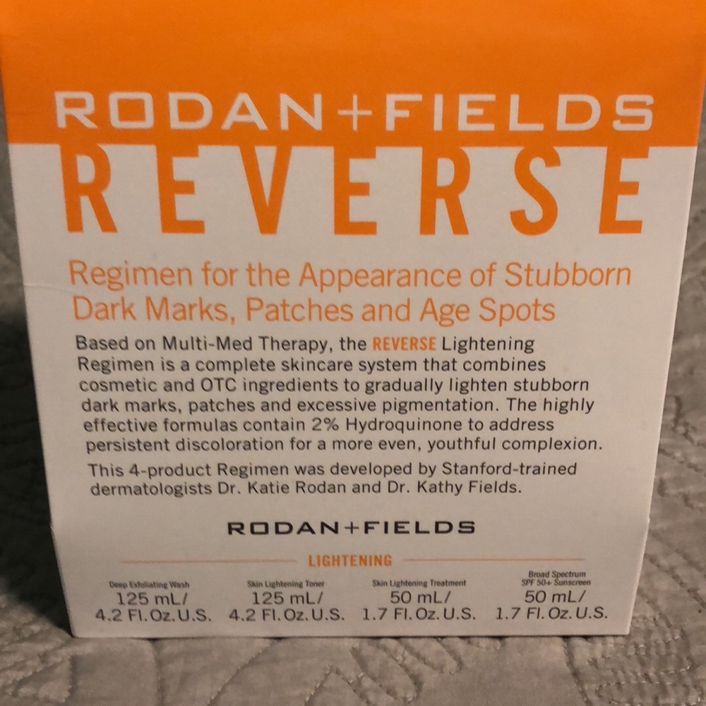 Rodan and Fields Reverse Regimen